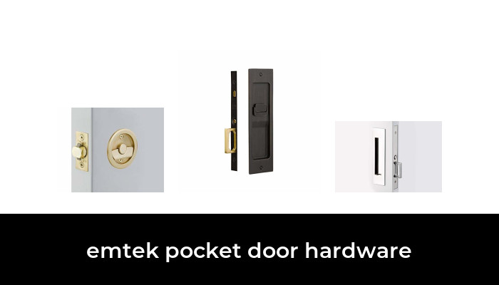 Emtek Round Privacy Pocket Door Hardware