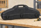 Illustration of a closed generic hard equipment case beside a tape measure.