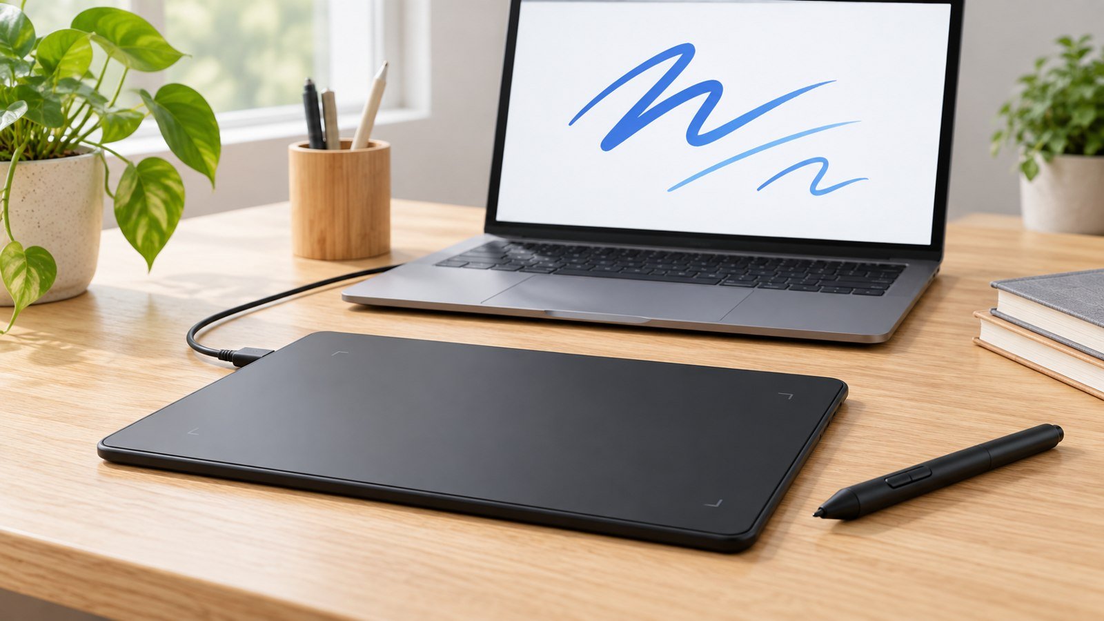 Writing Tablets for PC: Wacom Intuos and HUION H640P