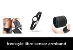 Examples of a sensor-holder armband and fabric arm sleeves