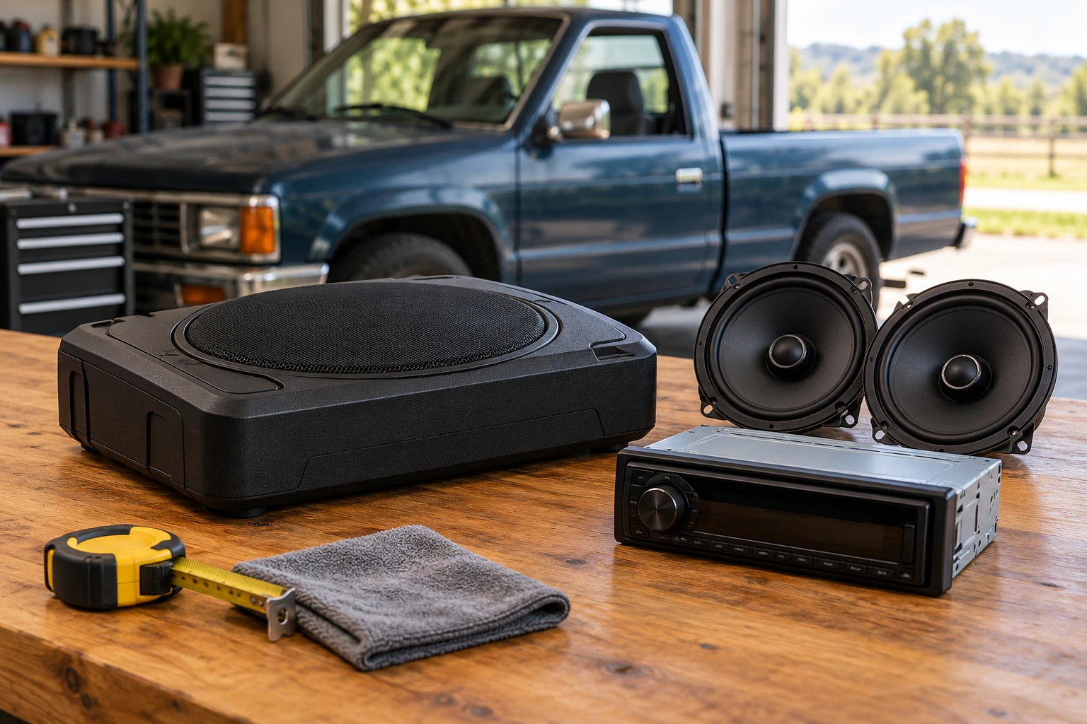 Single Cab Truck Sound System: 3 Bass Options and Fit Guide
